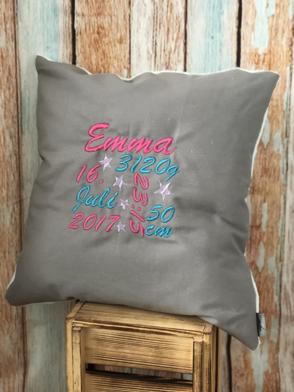 Personalisiertes Kuschelkissen