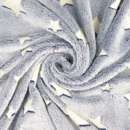 Babydecke personalisiert – mit Kuschelfleece – verschiedene Farben