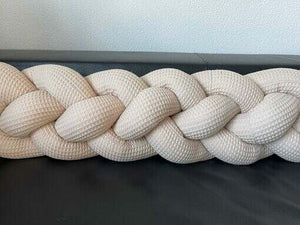 Handgefertigte 4fach-geflochtene Bettschlange - Knotenschlange - Geflochtene Bettschlangen Konfigurator - nach Wunsch Mein Shop