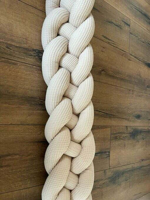 Handgefertigte 4fach-geflochtene Bettschlange - Knotenschlange - Geflochtene Bettschlangen Konfigurator - nach Wunsch Mein Shop
