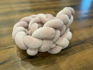 Kuschelig weiche Fleececord Knotenschlangen – Geflochtene Bettschlangen Konfigurator – nach Wunsch Mein Shop