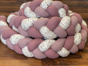 Bettschlange Altrosa dunkel, Altrosa, Gräser