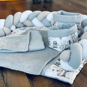 Wasserabweisende Wickelauflagen-Set mit Bezug, variabler Design-Option, geeignet für Babywickelstationen, von Mein Shop