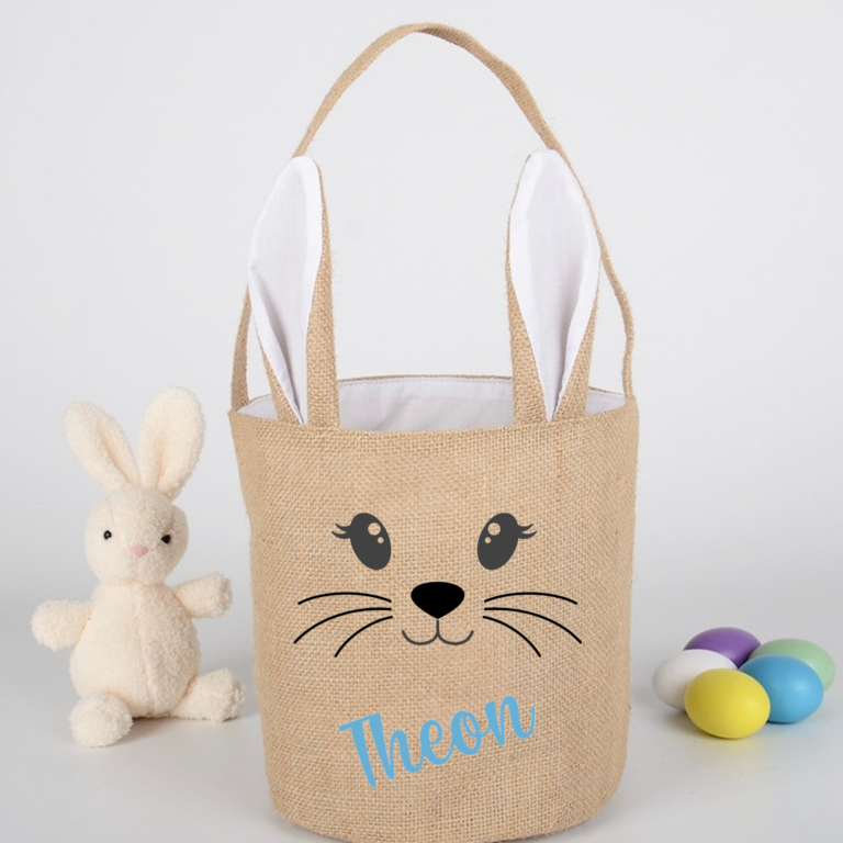 Ostertasche Jute - nach Wunsch bedruckt Mein Shop