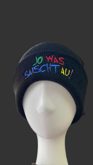 Strickmütze / Beanie nach Wunsch bestickt Mein Shop