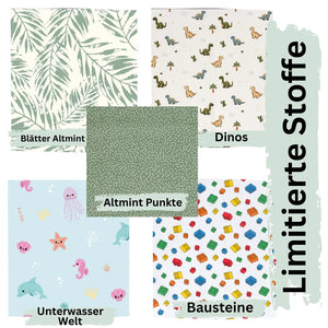 Weiche Babydecke von Mein Shop mit individuell gesticktem Namen, aus limitierter Stoffvariante, perfekt für Neugeborene.
