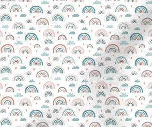 Geflochtene Bettschlange in Pastellfarben, individuell konfigurierbar, Länge 70 bis 650 cm, von Mein Shop.