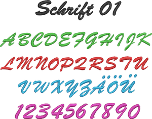 Individuell bestickter Fuchs mit Wunschschrift, variabler Produktstil, auf weißem Hintergrund.