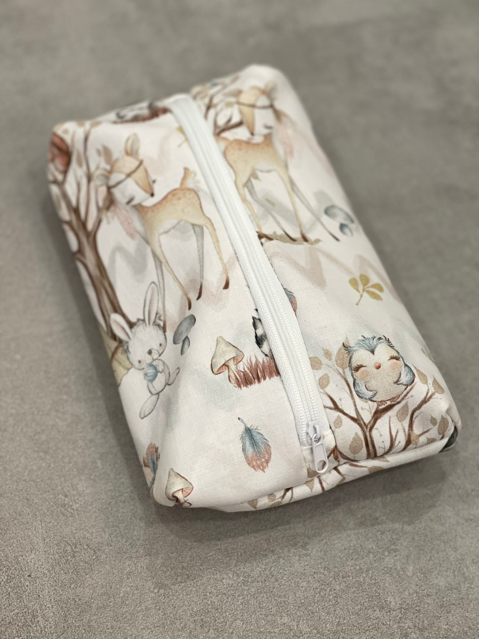 Feuchttüchertasche innen Wasserabweisend mit Reißverschluss / Farbe nach Wunsch / Feuchttücher Aufbewahrung