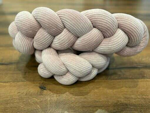 Kuschelig weiche Fleececord Knotenschlangen – Geflochtene Bettschlangen Konfigurator – nach Wunsch Mein Shop