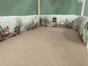 Nestchen / BabynestchenSchutz /Bettnestchen / Waldfreunde / Waldtiere Mein Shop