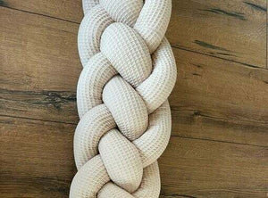 Handgefertigte 4fach-geflochtene Bettschlange - Knotenschlange - Geflochtene Bettschlangen Konfigurator - nach Wunsch Mein Shop