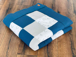 Patchworkdecke /Krabbeldecke nach Wunsch / auch bestickt mit Name möglich Mein Shop