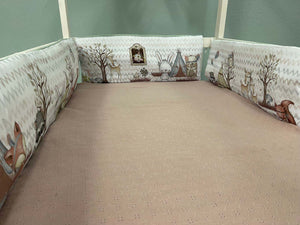 Nestchen / BabynestchenSchutz /Bettnestchen / Waldfreunde / Waldtiere Mein Shop