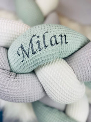 Nestchenschlange / Bettschlange geflochten – nach Wunsch – freie Farbauswahl – Länge 2m Mein Shop