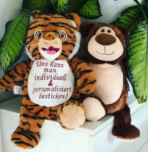 Bär - personalisierbar - Janines Fadenzauber