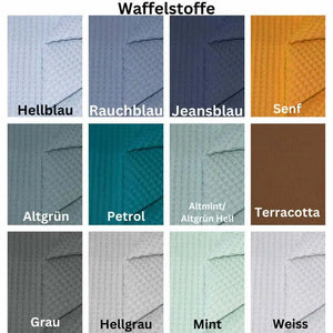 Babynestchen mit Waldfreunde-Design, hellblau, weiches Schutzbett, für sicheren Babybettbereich, von Mein Shop