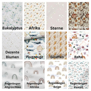 Wasserabweisende Wickelauflagen mit hellblauem Bezug, variierbares Set für Babys, von Mein Shop, praktische und bequeme Baby-Ausstattung