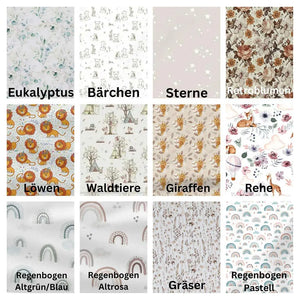 Theraline Stillkissen mit personalisiertem Bezug in Hellblau, bequem und individuell bestickt, ideal für stillende Mütter