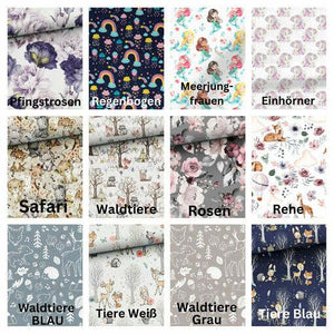 Geflochtene Wickeltischumrandung in Hellblau, individuell wählbar, aus weichem Material für sicheren Schutz beim Wickeln.