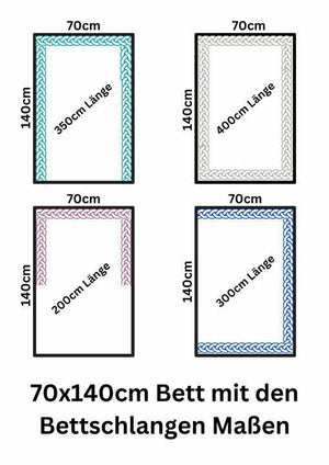 Stelle dir deine geflochtene Bettschlange ganz nach Wunsch zusammen Mein Shop