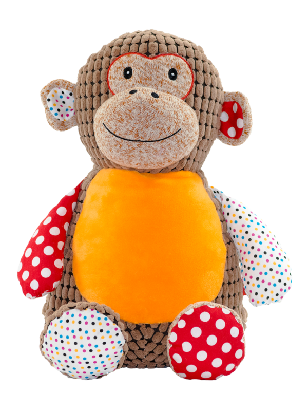 Affe Harlequin braun