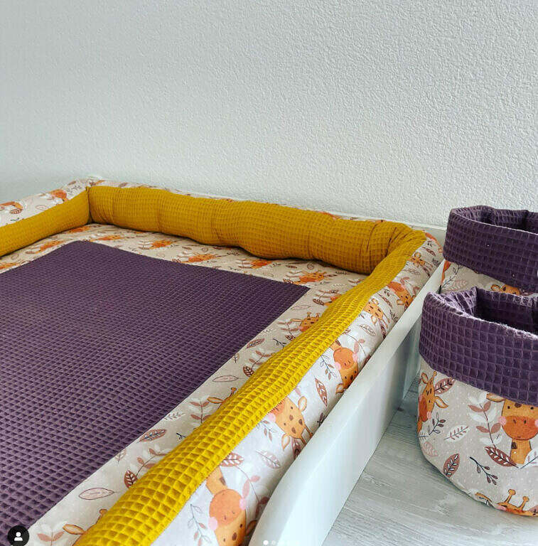 Wickelauflagen Konfigurator / Set mit einfacher Bettschlange /