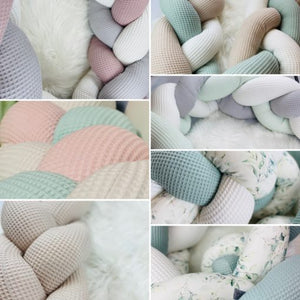 Nestchenschlange / Bettschlange geflochten – nach Wunsch – freie Farbauswahl – Länge 2m Mein Shop