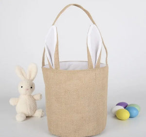 Jute-Ostertasche mit Wunschdruck, umweltfreundliche Geschenkverpackung, nachhaltige Tasche für Ostergeschenke, bedruckt nach Wunsch