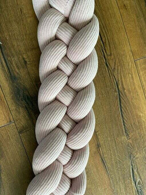 Handgefertigte 4fach-geflochtene Bettschlange - Knotenschlange - Geflochtene Bettschlangen Konfigurator - nach Wunsch Mein Shop