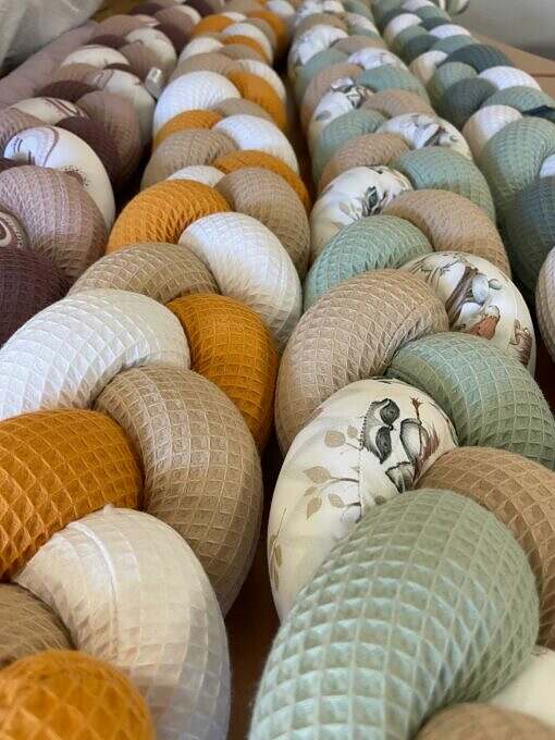 Geflochtene Bettschlange – nach Wunsch zusammen stellen – Konfigurator – ab 70cm bis 650cm