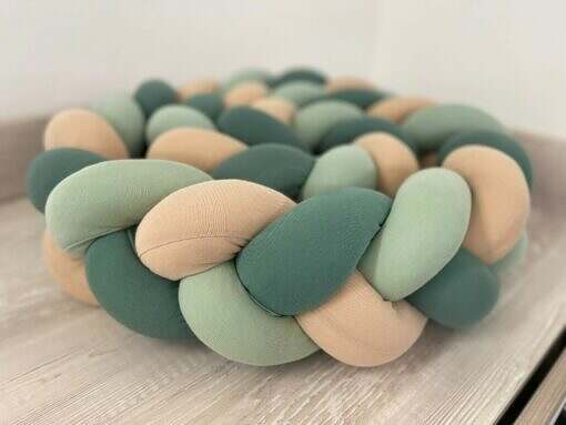 Geflochtene Bettschlangen – Jersey (glatter Stoff) – Konfigurator – nach Wunsch Mein Shop