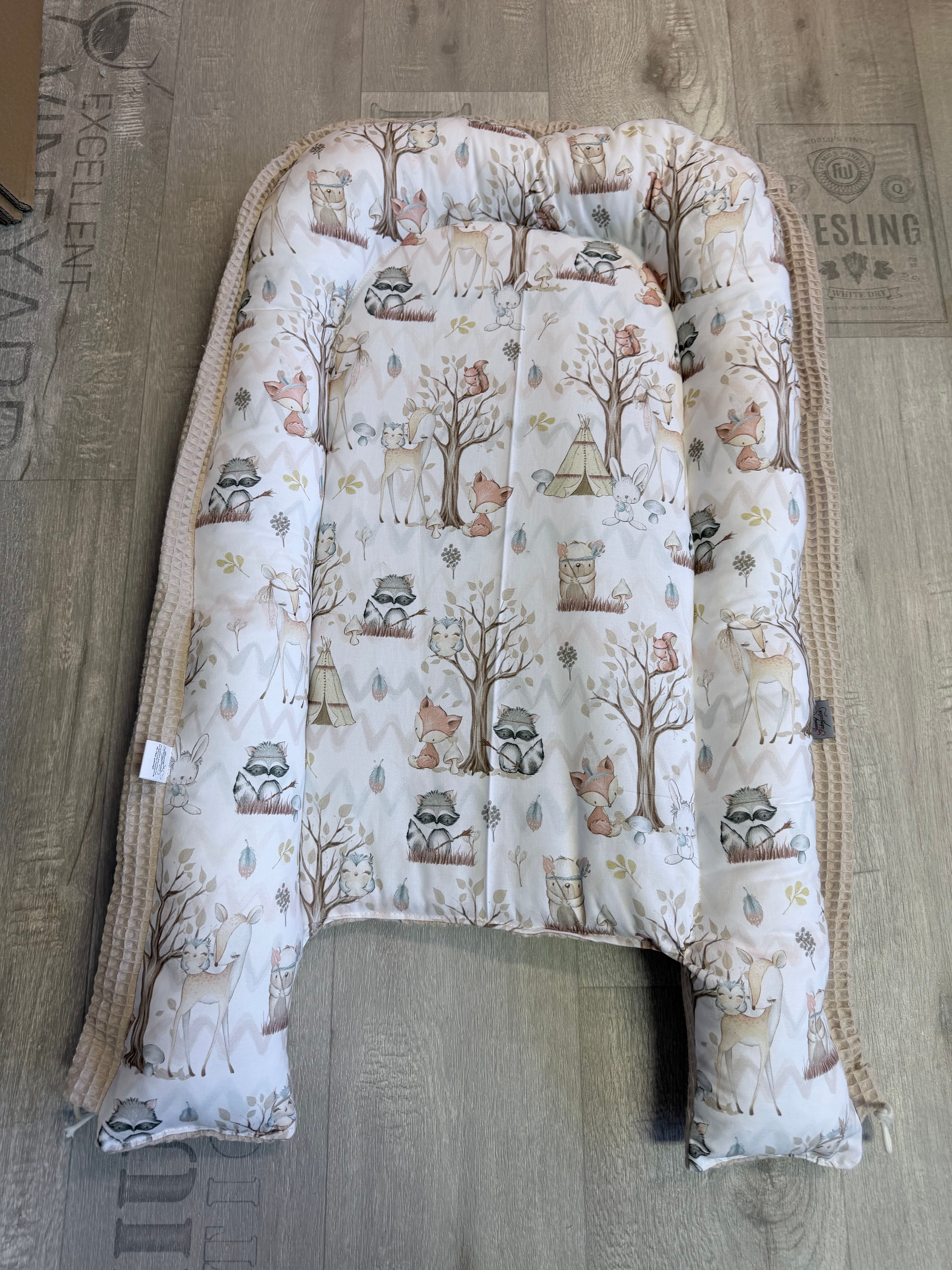 Nestchen für Babybett von Mein Shop, weiches Schutz- und Bettnestchen in Wunschkonfiguration, atmungsaktives Material und angenehmes Design
