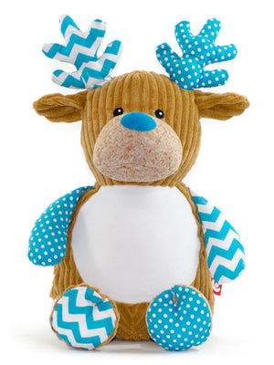 Harlequin Elch blau - Janines Fadenzauber 