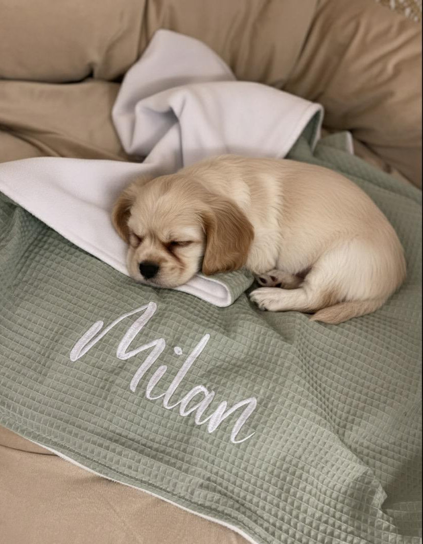 Hundedecke - Sofadecke Personalisiert - Farben nach Wunsch