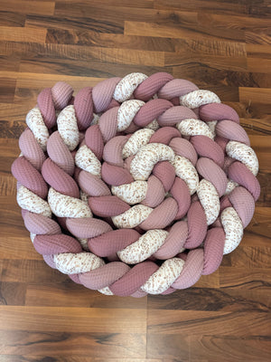 Bettschlange Altrosa dunkel, Altrosa, Gräser