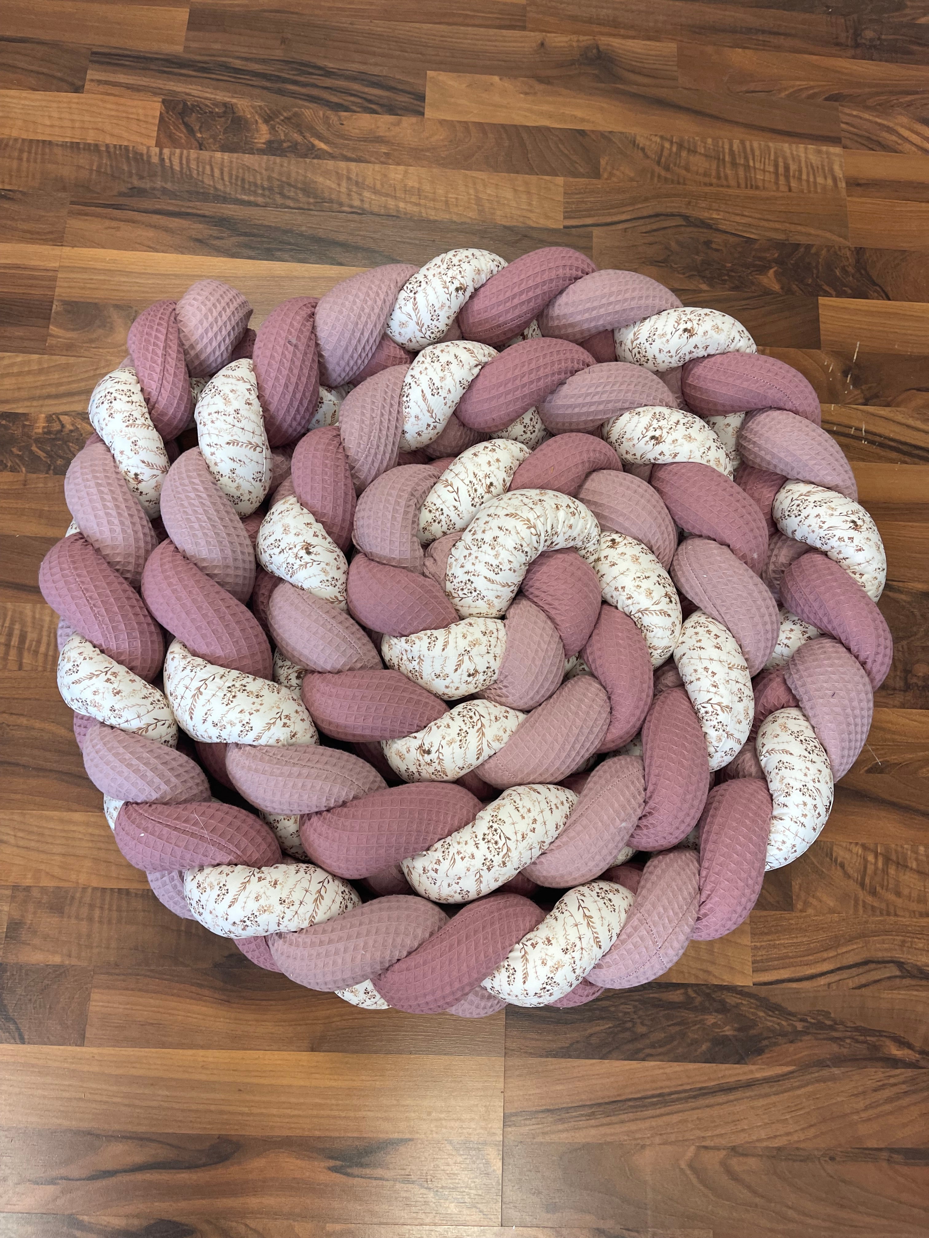 Bettschlange Altrosa dunkel, Altrosa, Gräser