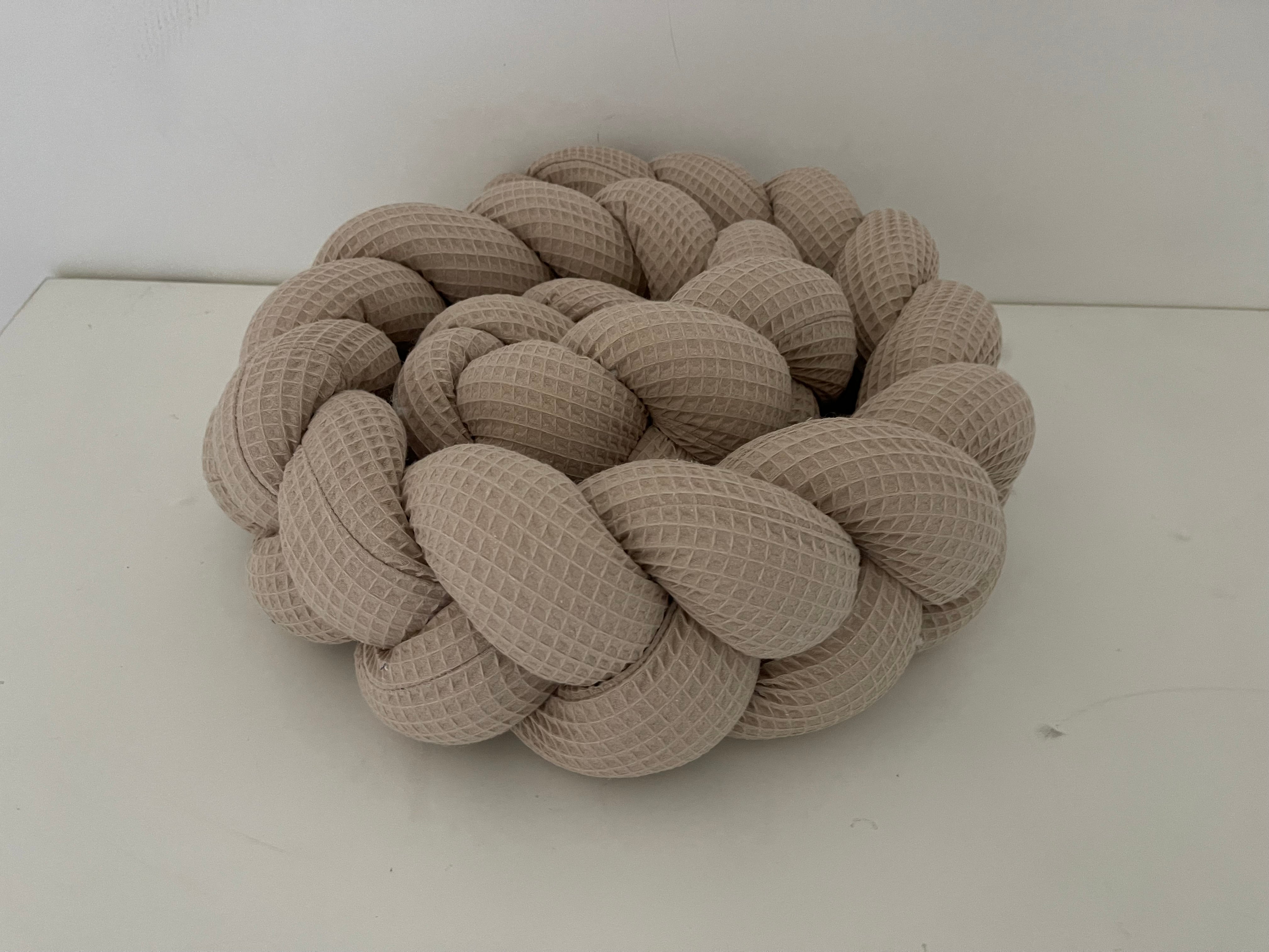 Bettschlange Waffel Beige