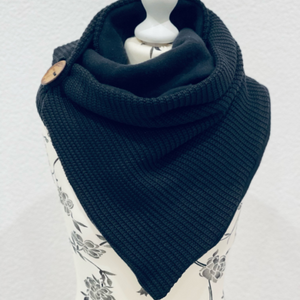 Wickelschal, Dreieckstuch Strick Schwarz Mein Shop