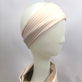 Stirnband BIO-Streifen beige