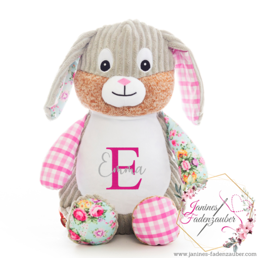 Harlequin Elch pink - Janines Fadenzauber 