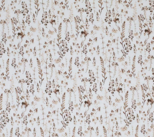 Theraline Stillkissen mit individuell besticktem Bezug und Trockenblumen-Dekor, bequem und stilvoll für Schwangerschaft und Stillzeit