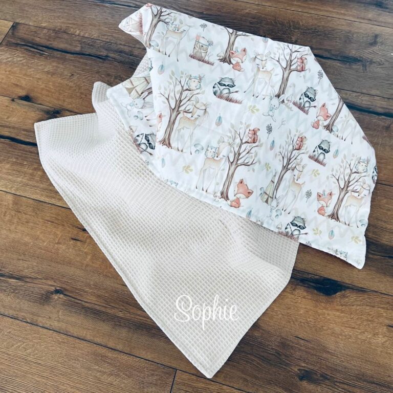 Babydecke personalisiert - Ganzjahresdecke