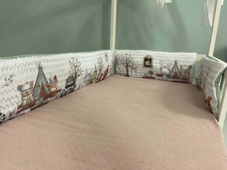 Nestchen / BabynestchenSchutz /Bettnestchen / Waldfreunde / Waldtiere