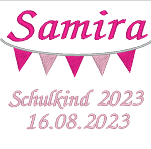 Harlequin Elch pink - Janines Fadenzauber 