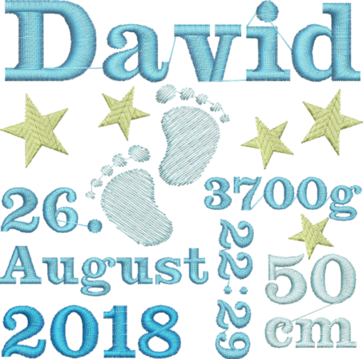 Harlequin Elch blau - Janines Fadenzauber 