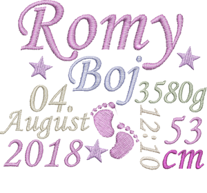 Harlequin Elch pink - Janines Fadenzauber 