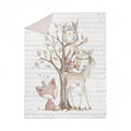 Babydecke Waldtiere / Personalisiert